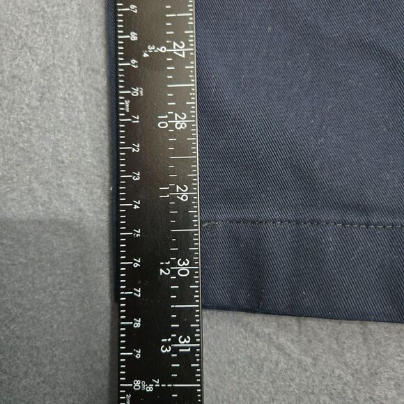 Brooks Brothers Men 40X31(30.5) Navy Advantage Chino Clark Straight Leg Pants - Picture 11 of 13